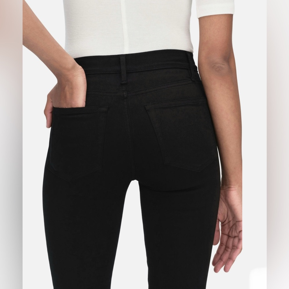 FRAME Black Le High Flare Super Stretch Jeans Sz 28 - Picture 6 of 13